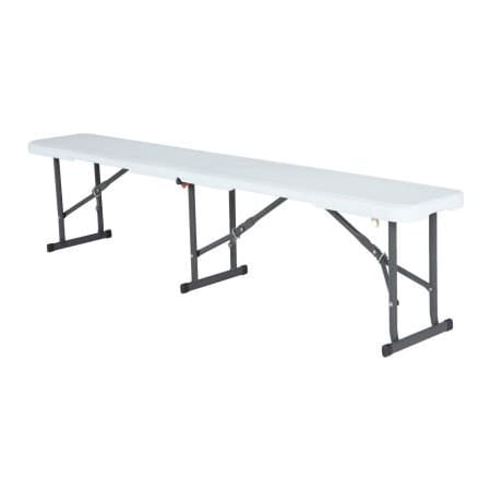 Lifetime Lifetime 6' Fold In Half Bench, White Granite 80309